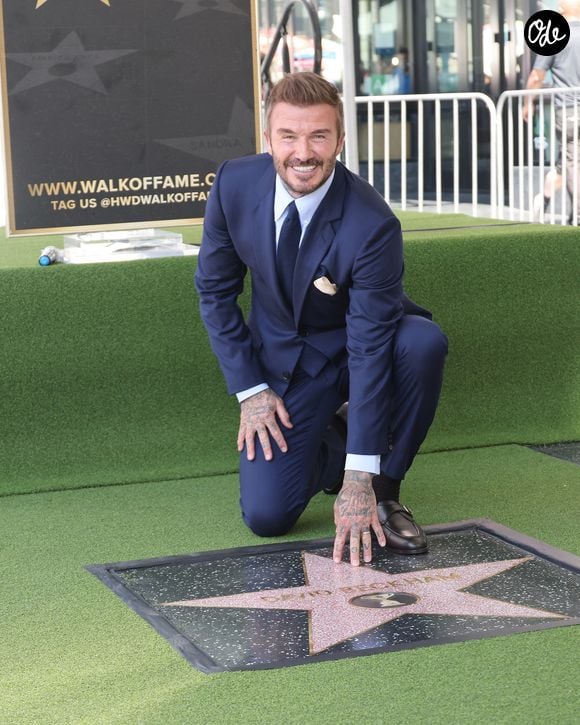 11 juin 2026, Los Angeles, Californie, États-Unis : David Beckham lors d'une cérémonie en l'honneur de l'actrice Jessica Chastain, à qui l'on a décerné une étoile sur le Walk of Fame d'Hollywood. (Crédit photo : © Nina Prommer/ZUMA Press Wire / Bestimage)