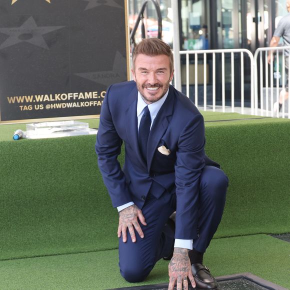 11 juin 2026, Los Angeles, Californie, États-Unis : David Beckham lors d'une cérémonie en l'honneur de l'actrice Jessica Chastain, à qui l'on a décerné une étoile sur le Walk of Fame d'Hollywood. (Crédit photo : © Nina Prommer/ZUMA Press Wire / Bestimage)
