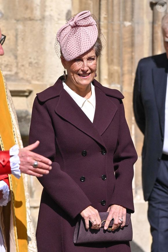 La famille royale lors de la messe de Pâques à la chapelle St George du château de Windsor le 20 avril 2025



Pictured: Sophie, Duchess of Edinburgh (Sophie Rhys-Jones, duchesse d'Edimbourg)