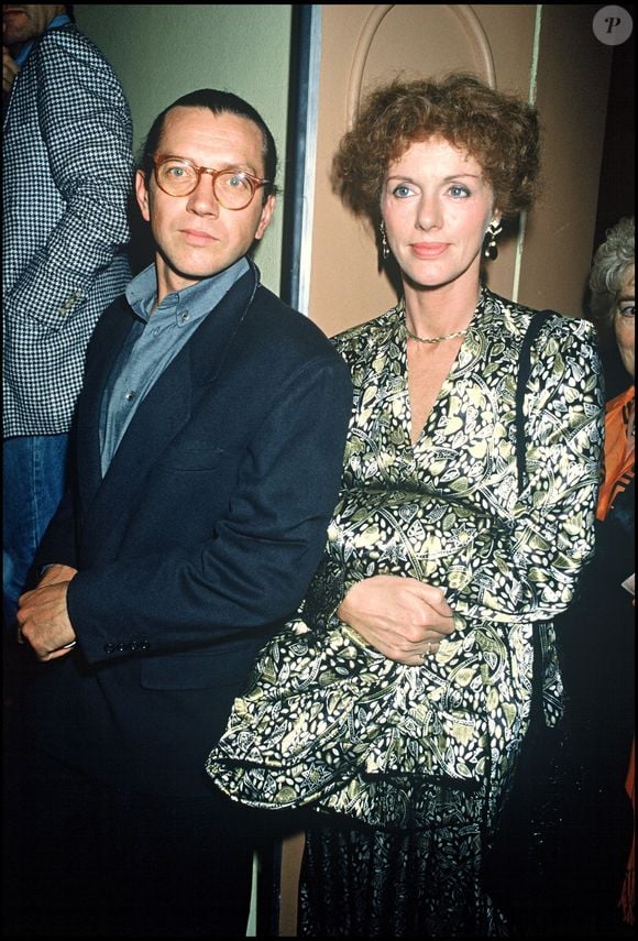 Bernard Giraudeau et Anny Duperey à la générale de la pièce Femme à contre jour - Paris - 1988 © Bertrand Rindoff Petroff Bestimage