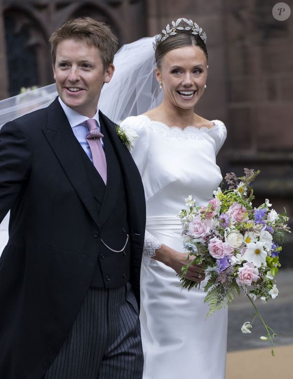 Mariage du duc de Westminster, Hugh Grosvenor, et Olivia Henson en la cathédrale de Chester, Royaume Uni, le 7 juin 2024. © GoffPhotos/Bestimage