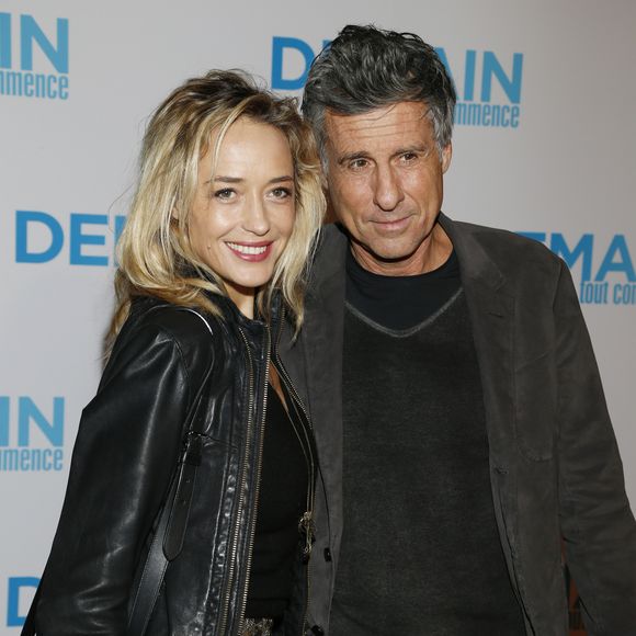 Hélène de Fougerolles et son ex-compagnon Marc Simoncini lors de l'avant-première du film "Demain tout commence" au Grand Rex à Paris le 28 novembre 2016.
