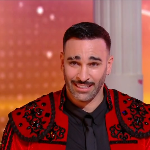 Adil Rami et ses jumeaux dans "Danse avec les stars", capture d'écran TF1