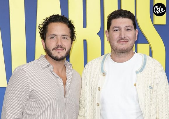 Alexandre Kominek, Mourad Winter lors de la première du film "Une famille de bâtards" au cinéma Pathé Palace à Paris le 7 juin 2026. © Coadic Guirec / Bestimage