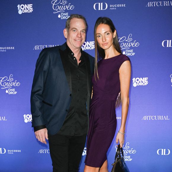 Exclusif - Garou (maître de cérémonie) et sa compagne Emily - Premier dîner caritatif de la Fondation One Drop au Pavillon Dauphine à Paris. © Coadic Guirec/Bestimage