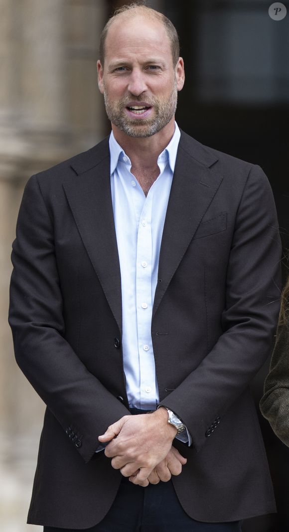 Le prince William, prince de Galles, et Catherine (Kate) Middleton, arborant des cheveux blonds, visitent les jardins, récemment transformés, du musée d'histoire naturelle à Londres, le 4 septembre 2025. © GOFF  / BESTIMAGE