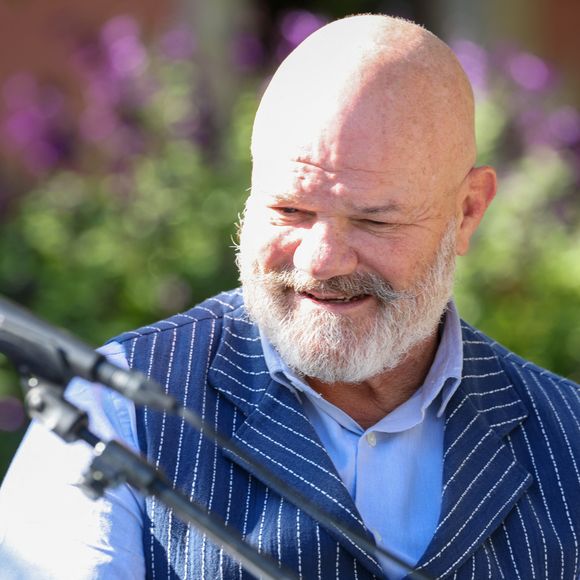 Le Chef doublement étoilé, Philippe Etchebest, Parrain de la 3ème édition du "Festival Bon" qui se tiendra du 13 au 19 octobre 2025 à Bordeaux, en conférence de presse à la Maison du Jardinier, Parc Rivière à Bordeaux, le 2 octobre 2025. © Jean-Marc Lhomer/Bestimage