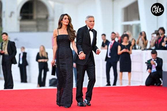 George Clooney et sa femme Amal à la cérémonie d'ouverture et la projection du film "Ink" lors de la 83ème édition du festival international du film de Venise, la Mostra le 2 septembre 2026. © Pierre Perusseau / Bestimage