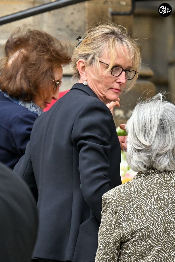 Claude Chirac lors des funérailles de B. Chirac à la basilique Sainte-Clotilde à Paris (7e) le 12 juin 2026. L’ancienne première dame de France est décédée le 5 juin 2026 à l’âge de 93 ans. 
© Jacovides / Liewig / Bestimage