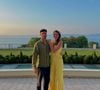Inès Lagdiri-Nastasi et Ugo Nastasi célèbrent leurs noces de bois à Évian.

La journaliste Inès Lagdiri-Nastasi et son mari Ugo Nastasi.