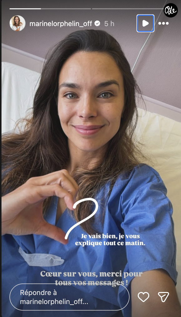 "Je vais bien, je vous explique tout ce matin. Cœur sur vous, merci pour tous vos messages !", a-t-elle écrit pour tranquilliser ses abonnés.

Marine Lorphelin a été opérée de la cheville.
