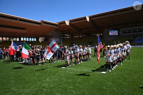 La princesse Charlène de Monaco assiste au tournoi de rugby de Sainte Dévote à Monaco le 20 avril 2024 à Monaco, Monaco. Photo par Stephane Cardinale/Pool/ABACAPRESS.COM