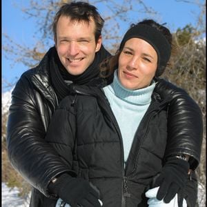 Exclusif : Stéphane Rotenberg et son épouse Nathalie, le 25 janvier 2004.
© Guillaume Gaffiot / Bestimage