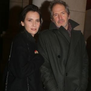 Exclusif - Géraldine Pailhas et son mari Christopher Thompson - Arrivée des people à la 10ème édition du Prix Beauté Stars "Madame Figaro" au théâtre Edouard VII à Paris, le 5 février 2018. © CVS/Bestimage