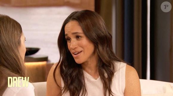 Meghan Markle, duchesse de Sussex dans le Drew Barrymore Show. - Pictures must credit:  The Drew Barrymore Show / Paramount Plus
Picture supplied by JLPPA