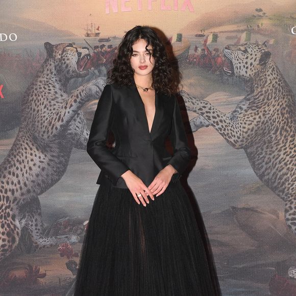 Deva Cassel assiste à la première de la série Netflix « Il Gattopardo » (Le Guépard) au Teatro dell'Opera, le 3 mars 2025, à Rome, en Italie. Photo de Vincenzo Landi/IPA/ABACAPRESS.COM