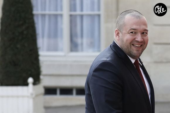 Guillaume Gomez arrive au palais présidentiel de l'Élysée, à Paris, le 7 mai 2022, pour assister à la cérémonie d'investiture d'Emmanuel Macron comme président français, suite à sa réélection le 24 avril dernier © Stéphane Lemouton/Bestimage