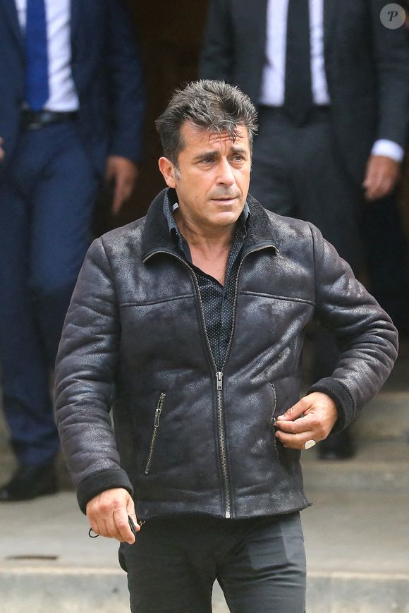 Bébert, Les Forbans (Albert Kassabi) - Sorties - Obsèques de Jean-Paul Belmondo dans l'église Saint-Germain-des-Prés, à Paris le 10 septembre 2021.
© Dominique Jacovides / Bestimage