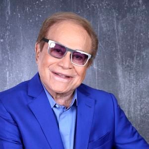 Dédiée à la regrettée Dalida, avec le frère de cette dernière, Orlando.
Portrait de Orlando (Bruno Gigliotti), le frère de Dalida, lors de l'enregistrement de l'émission "Chez Jordan de Luxe" le 22 janvier 2025.
© Cédric Perrin / Bestimage