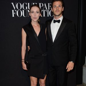Gaspard Ulliel et Gaëlle Pietri assistant au Gala de la Fondation Vogue dans le cadre de la Semaine de la mode de Paris au Palais Galliera à Paris, France, le 9 juillet 2014. 
Photo par Nicolas Briquet/ABACAPRESS.COM