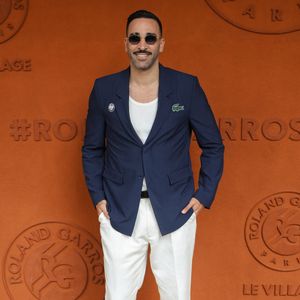 Adil Rami en tribune lors des Internationaux de France 2025 à Roland Garros le 01 juin 2025 à Paris, France. Photo by Nasser Berzane/ABACAPRESS.COM