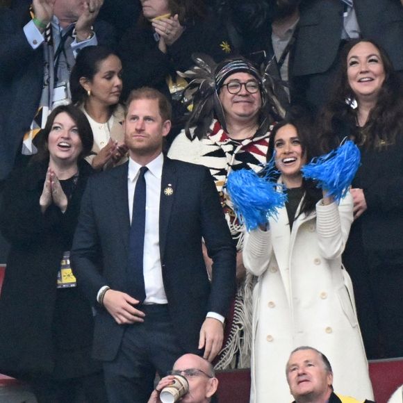 Le prince Harry et Meghan Markle assistent à la cérémonie d'ouverture des "Invictus Games Vancouver Whistler 2025" au Canada le 8 février 2025.