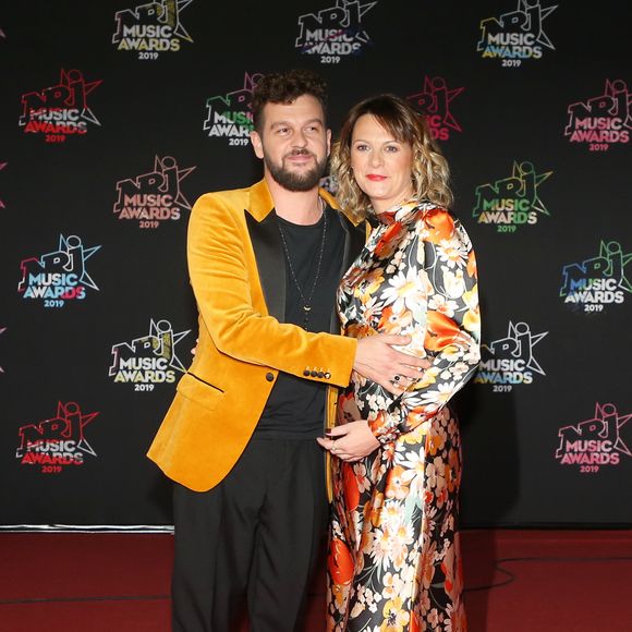 Claudio Capéo et sa compagne Aurélie Willgallis - 21ème édition des NRJ Music Awards au Palais des festivals à Cannes le 9 novembre 2019. © Dominique Jacovides/Bestimage