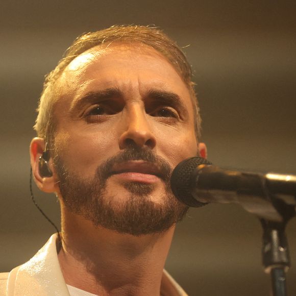 Christophe Willem en concert au festival Confluence le 15 février 2024 à Avignon, en France. Photo : Jérôme Domine/ABACAPRESS.COM