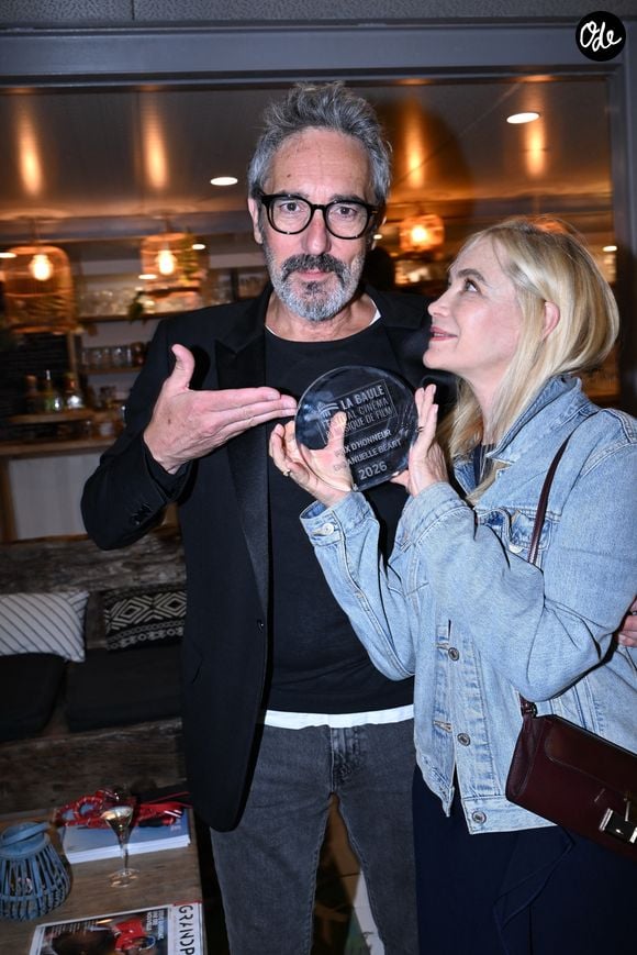 Emmanuelle Béart (prix d'honneur) et son mari Frédéric Chaudier - 12ème édition festival des musiques de films de La Baule le 28 juin 2026. © Rachid Bellak/Bestimage