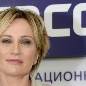 La chanteuse française Patricia Kaas lors d'une conférence de presse sur la sortie de son nouvel album à Moscou, Russie, le 8 novembre 2017.
