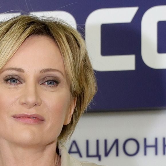 La chanteuse française Patricia Kaas lors d'une conférence de presse sur la sortie de son nouvel album à Moscou, Russie, le 8 novembre 2017.