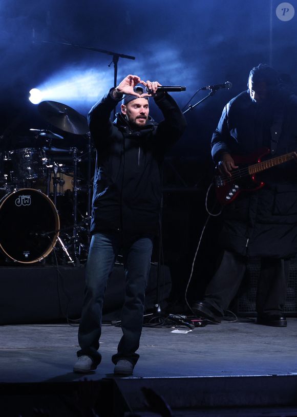 Exclusif - Matt Pokora (M. Pokora) - 16ème édition de l'évènement caritatif "Glisse en coeur" au Grand Bornand le 22 mars 2025. © Denis Guignebourg/Bestimage