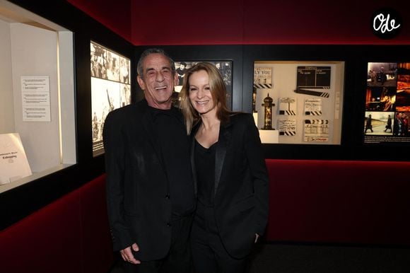 Exclusif - Thierry Ardisson et sa femme Audrey Crespo-Mara - Vernissage de l'exposition "Johnny Hallyday, l'exposition" au Palais des Expositions à Paris. Le 21 décembre 2023
© Dominique Jacovides / Bestimage