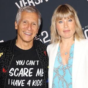 Nagui et sa femme Mélanie Page - Avant-première du film "Vice-versa 2" au cinéma Le Grand Rex à Paris le 16 juin 2024. © Coadic Guirec/Bestimage