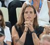 La championne confie qu'il est difficile pour elle de porter des talons et des robes à paillettes.

Laure Manaudou - Les célébrités en tribunes pendant l'épreuve de basketball de Demi-Finale opposant la France à l'Allemagne lors des Jeux Olympiques de Paris 2024 (JO) à l'Arena Bercy, à Paris, France, le 8 août 2024. © Jacovides-Perusseau/Bestimage
