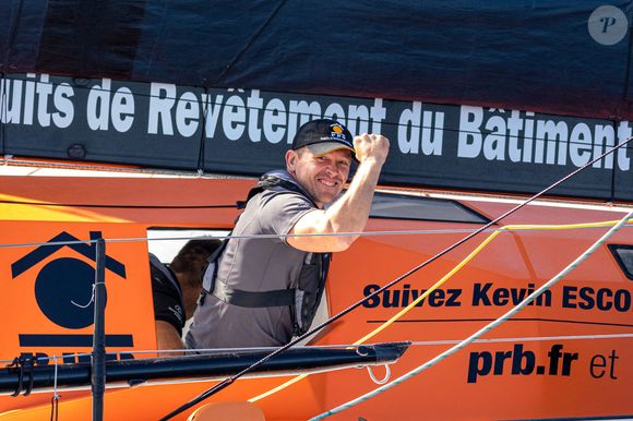 Le navigateur Kevin Escoffier, en septembre 2020. Photo by Masson A/ANDBZ/ABACAPRESS.COM