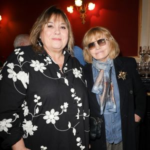 Exclusif -  Nadine Trintignant et Michèle Bernier - 50ème de la pièce "Lyly" avec M. Bernier et F. Perrin au théâtre de Paris le 27 mars 2025. © Coadic Guirec/Bestimage