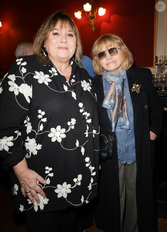 Exclusif -  Nadine Trintignant et Michèle Bernier - 50ème de la pièce "Lyly" avec M. Bernier et F. Perrin au théâtre de Paris le 27 mars 2025. © Coadic Guirec/Bestimage