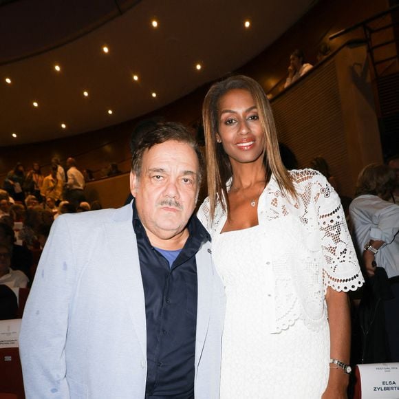 Didier Bourdon et sa femme Marie-Sandra Badini Duran - Cérémonie de remise des prix lors de la 18ème édition du Festival du Film Francophone d'Angoulême (FFA) le 30 août à Angoulême.
© Guirec Coadic / Bestimage