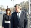 Un univers qui lui a permis de rencontrer son mari Jérôme Bellay 
Isabelle Morizet (Karen Cheryl)  et son mari Jérôme Bellay - Obsèques Jean-Luc Lagardère à l'église St-François Xavier à Paris le 20 mars 2003 MACAULT-MARTINEZ / BESTIMAGE