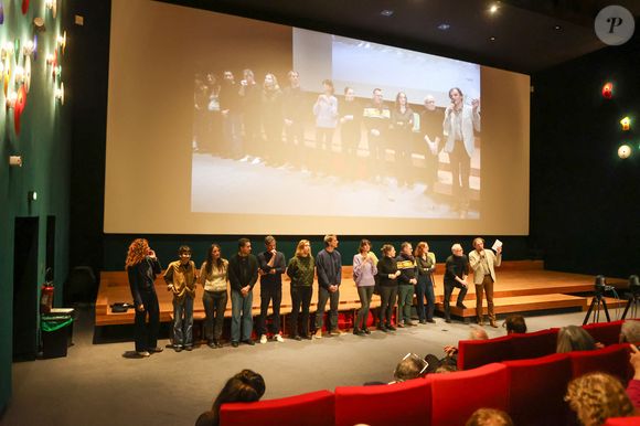 Exclusif - Thierry Frémaux directeur de l'institut Lumière et délégué géneral du Festival de Cannes, présente en avant-première "Lumière, l'aventure continue" lors de la 1000e soirée de l'université populaire au Cinéma Jean Eustache à Pessac en Gironde, en présence de Maelle Arnaud productrice du film, directrice de la programmation du Festival Lumière à Lyon et de François Aymé directeur du ciméma Jean Eustache, le 16 janvier 2025. © Jean-Marc Lhomer/Bestimage