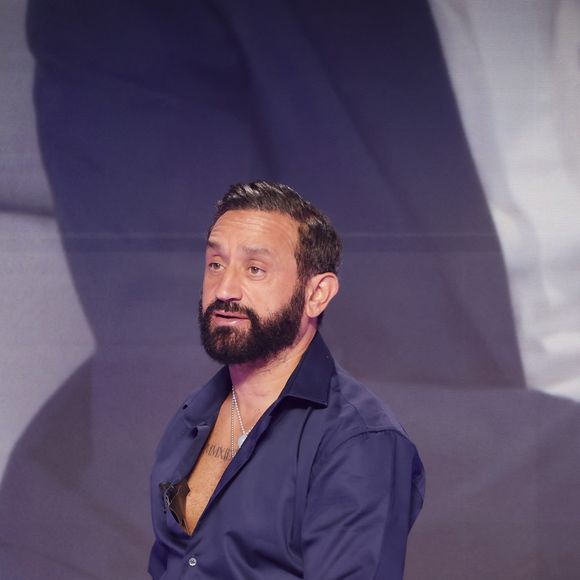 Exclusif - Cyril Hanouna, sur le plateau de  TBT9 présenté par C.Hanouna, et diffusé en direct sur W9, Paris, France, le 24 septembre 2025. © Jack Tribeca / Bestimage