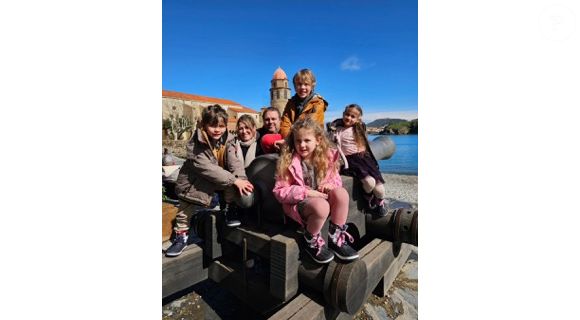 La famille Van der Auwera réunie en vacances sur Instagram.