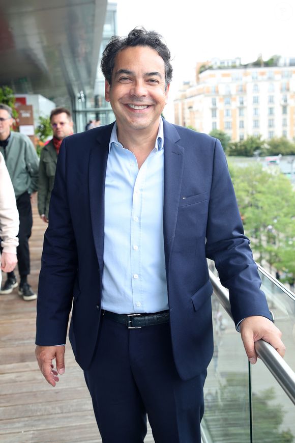 Exclusif - Patrick Cohen - Déjeuner dans la loge de France Télévisions lors des Internationaux de France de Tennis de Roland Garros 2025 - Jour 04, à Paris le 28 Mai 2025. 

© Bertrand Rindoff / Bestimage
