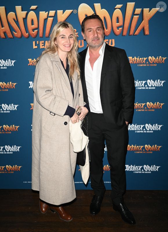 Son fils de 2 ans, qu'il a eu avec Alizée Guinochet 

Exclusif - Gilles Lellouche et sa compagne Alizée Guinochet - Première du film Astérix et Obélix "L'Empire du Milieu" au Club Haussmann à Paris le 15 janvier 2023. © Coadic Guirec/Bestimage