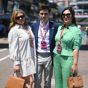 Louis et Marie Ducruet, Camille Gottlieb lors du Grand Prix de Formule 1 (F1) Tag Heuer de Monaco le 25 mai 2025. © Lionel Urman/Bestimage