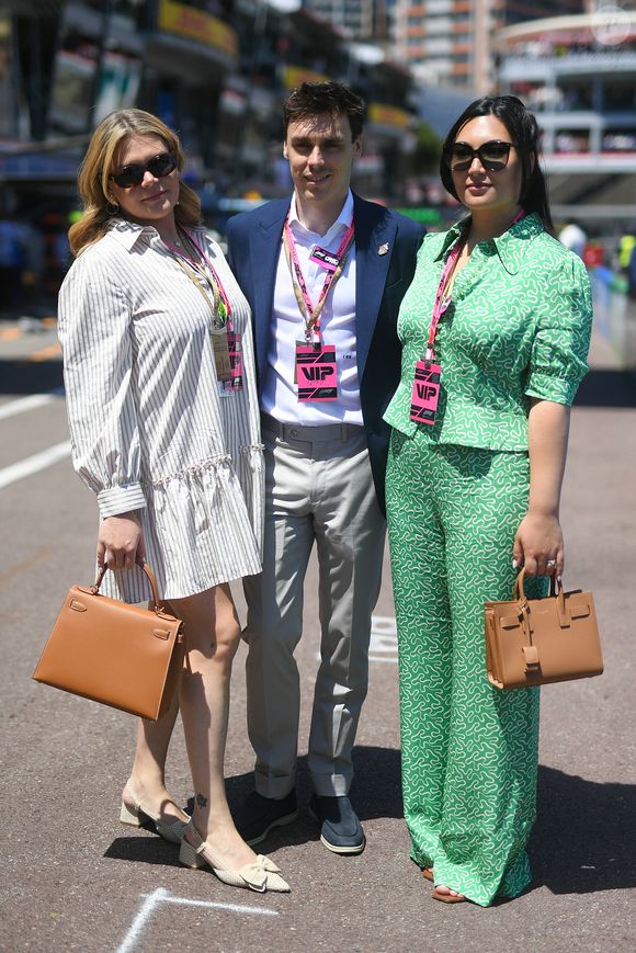 Louis et Marie Ducruet, Camille Gottlieb lors du Grand Prix de Formule 1 (F1) Tag Heuer de Monaco le 25 mai 2025. © Lionel Urman/Bestimage