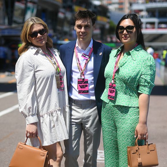 Louis et Marie Ducruet, Camille Gottlieb lors du Grand Prix de Formule 1 (F1) Tag Heuer de Monaco le 25 mai 2025. © Lionel Urman/Bestimage