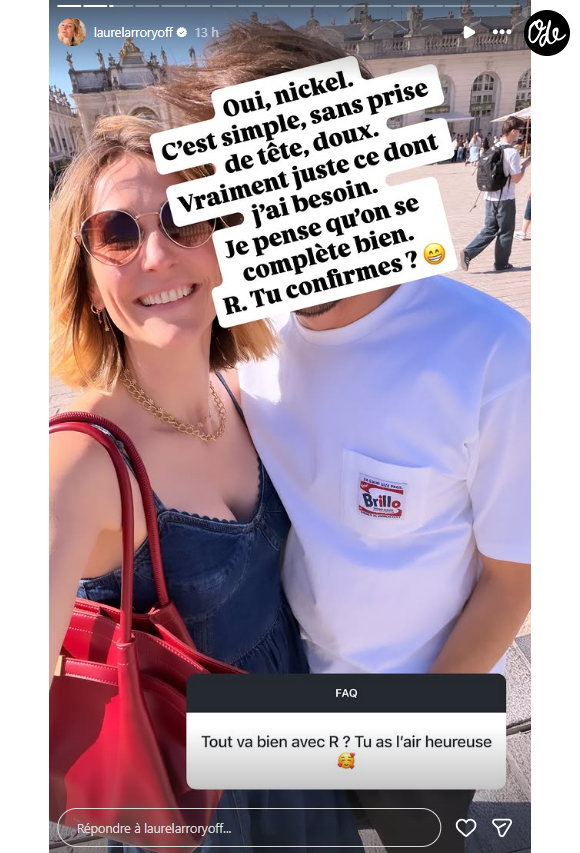 Il n'empêche qu'aujourd'hui, Laure semble nager dans le bonheur. Interrogée sur son épanouissement, elle ne tarit pas d'éloges sur cette relation : "C'est simple, sans prise de tête, doux. Vraiment juste ce dont j'ai besoin. Je pense qu'on se complète bien."

Laure Larrory (Mariés au premier regard) parle de son nouveau compagnon.