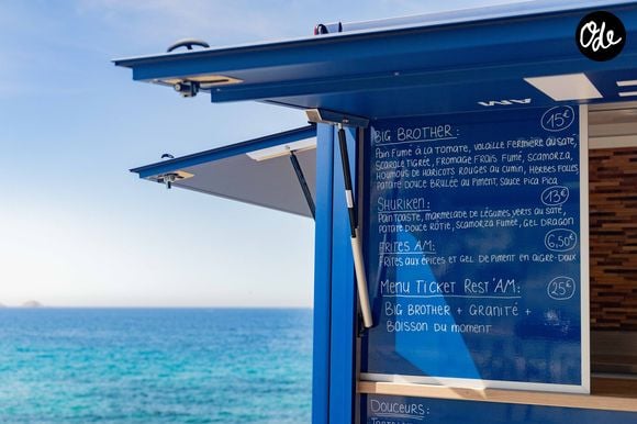 Michel, le food-truck d'Alexandre Mazzia, renait après l'incendie.